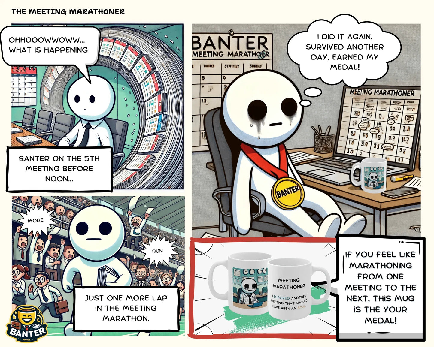 Meeting Marathoner - Banter Mugs