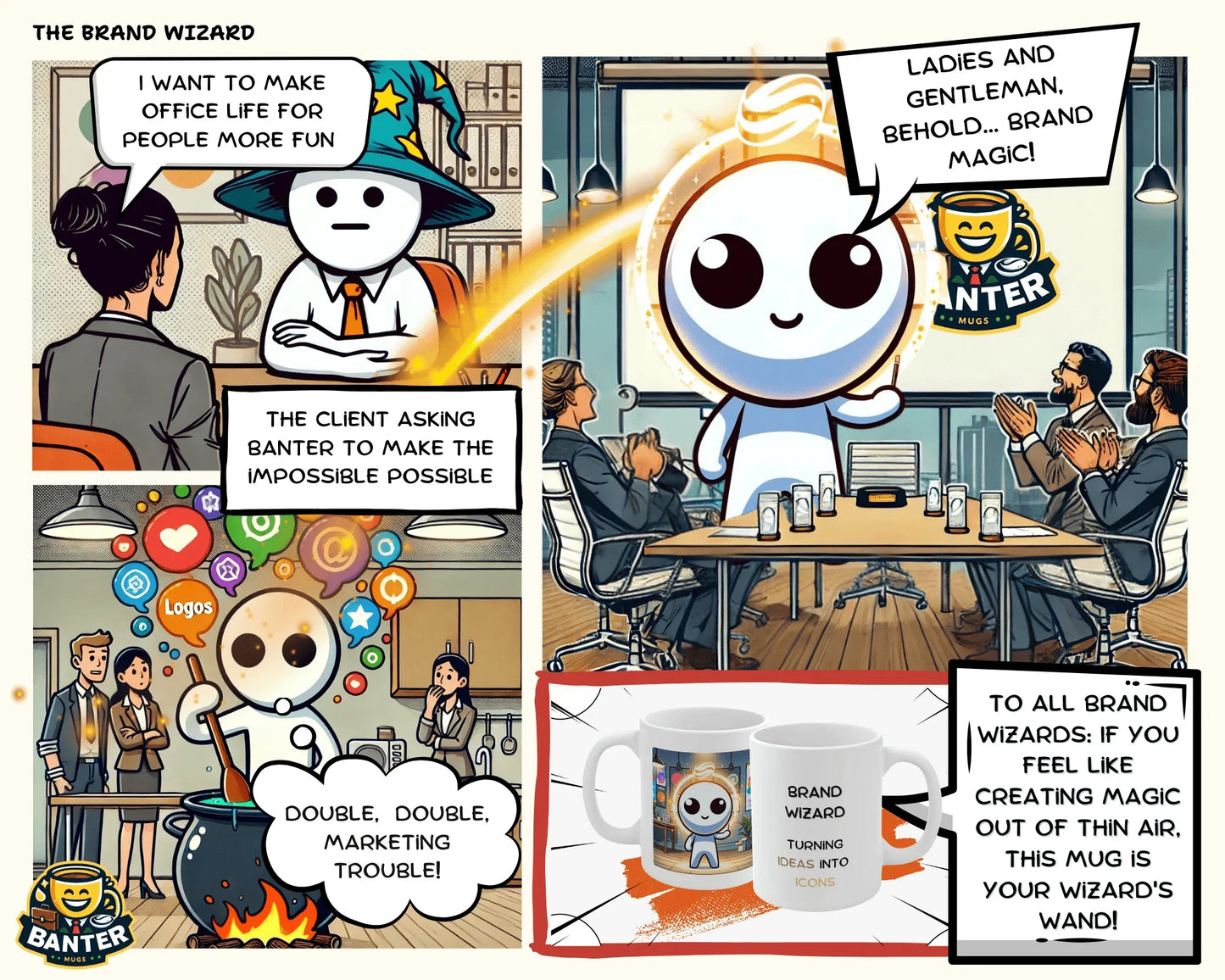 Brand Wizard - Banter Mugs