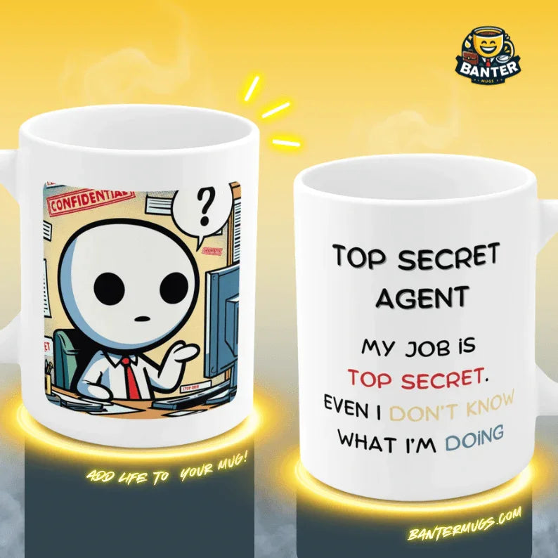Top Secret Agent - Banter Mugs