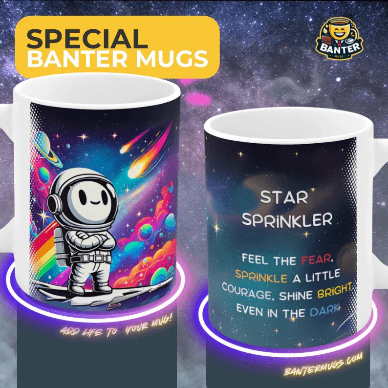 Special Edition: The Star Sprinkler co-designed by @ive_got_vision - Banter Mugs