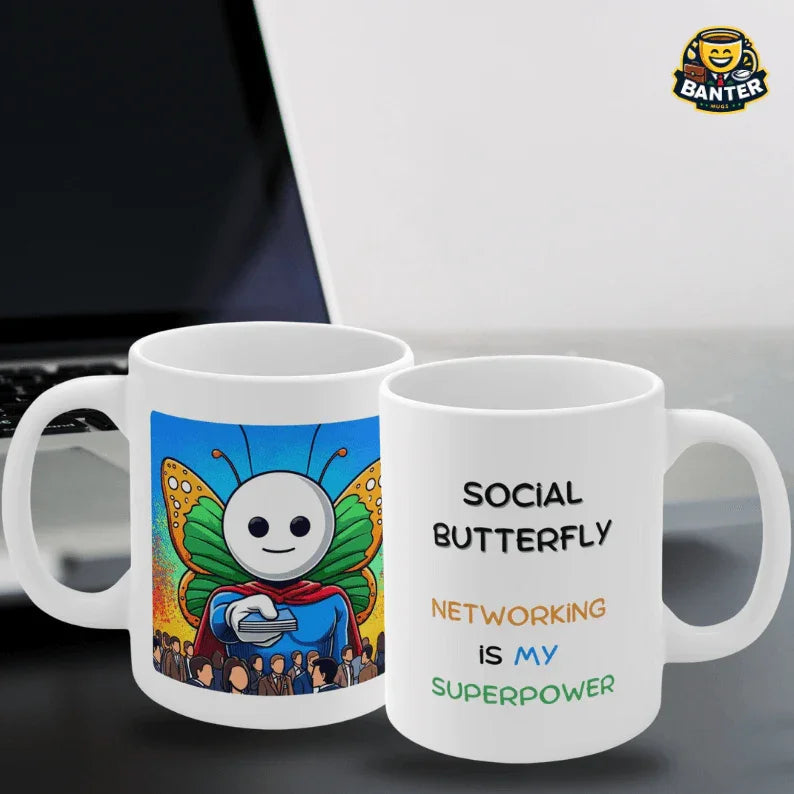 Social Butterfly - Banter Mugs
