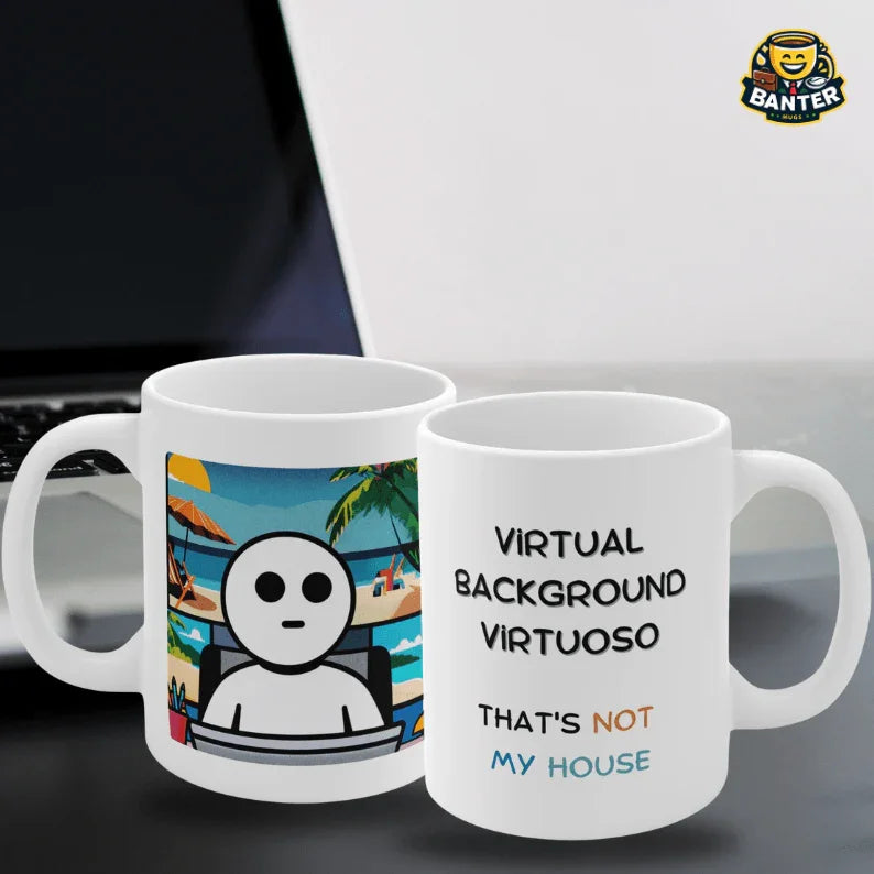 Virtual Background Virtuoso - Banter Mugs